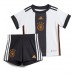 Tyskland Replika Babykläder Hemma matchkläder barn VM 2022 Korta ärmar (+ Korta byxor)